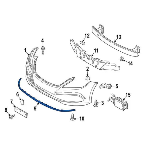 Hyundai - Front Bumper Lip Assy - 865913V500/86591 - 3V500Hyundai - Front Bumper Lip Assy - 865913V500/86591 - 3V500 - Premium from AL AFRAAN MOTORS - Just $35.81! Shop now at AL AFRAAN MOTORS