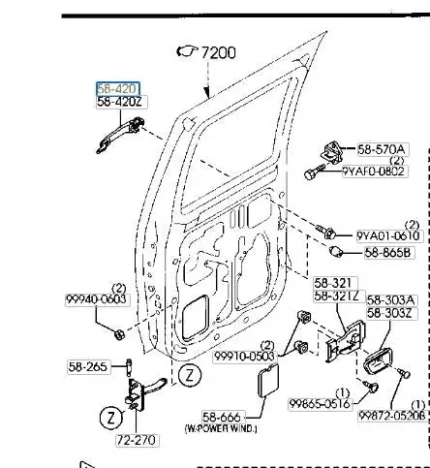 Mazda - Front Outer Handle Rh - UR5658410CMazda - Front Outer Handle Rh - UR5658410C - Premium from AL AFRAAN MOTORS - Just $73.71! Shop now at AL AFRAAN MOTORS