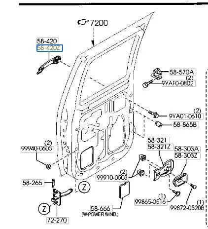 Mazda - Rear Door Handle Lh - UR6359410Mazda - Rear Door Handle Lh - UR6359410 - Premium from AL AFRAAN MOTORS - Just $73.71! Shop now at AL AFRAAN MOTORS