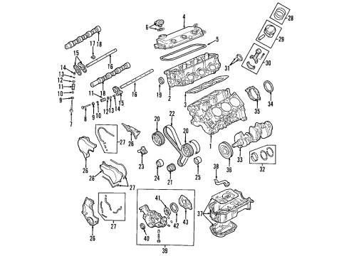 mitsubishi_1000A383 Genuine Mitsubishi 1000A383 Short Block