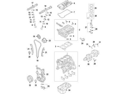 Genuine Mitsubishi 1000C015 Short Block