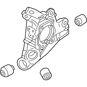 Genuine Mitsubishi 3770A071 Knuckle Assembly, Driver Side