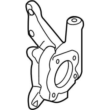 mitsubishi_3870A007 Genuine Mitsubishi 3870A007 Knuckle, Driver Side
