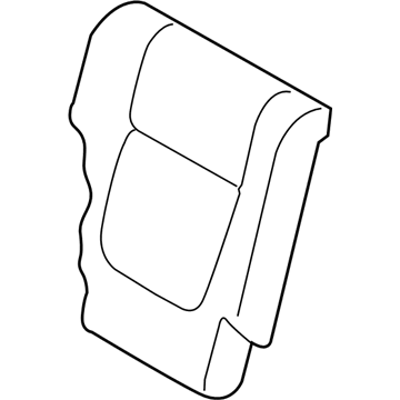 Genuine Mitsubishi 6902C650YA Seat Back Cover Beige