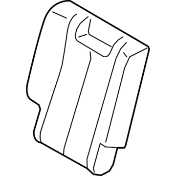 mitsubishi_6902F282XC Genuine Mitsubishi 6902F282XC Seat Back Cover, Passenger Side