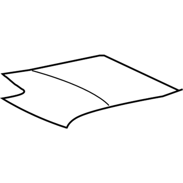 Genuine Mitsubishi 6911C775YA Cushion Cover Brown