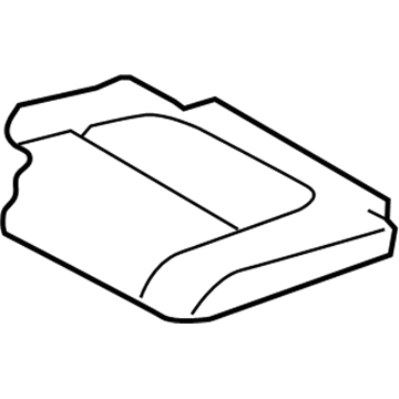 Genuine Mitsubishi 6912A735YA Cushion Cover, Driver Side Beige