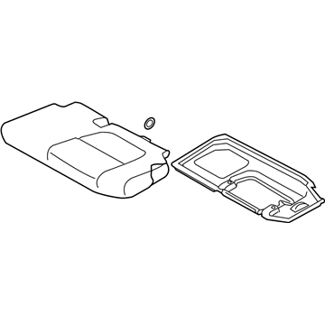 mitsubishi_6912A767YA Genuine Mitsubishi 6912A767YA Cushion Assembly Beige