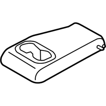 Genuine Mitsubishi 6970A150HA Armrest Assembly Gray