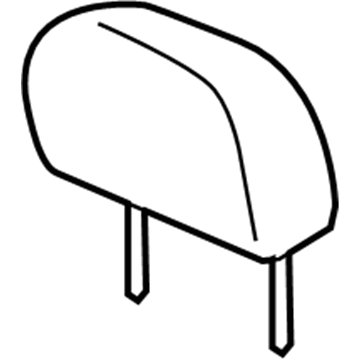 mitsubishi_6971A015YG Genuine Mitsubishi 6971A015YG Headrest Beige