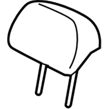 mitsubishi_6971A073YB Genuine Mitsubishi 6971A073YB Headrest, Outer Beige