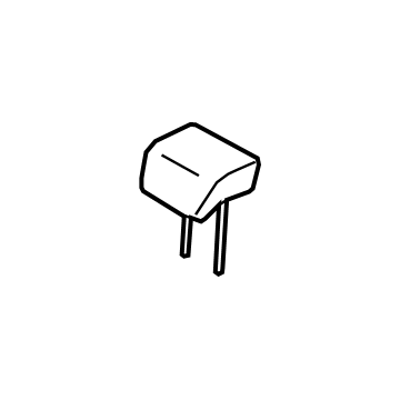 mitsubishi_6971A552XB Genuine Mitsubishi 6971A552XB Headrest, Center