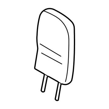 Genuine Mitsubishi 6971A735HA Headrest Gray