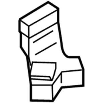 Genuine Mitsubishi 7830A041 Lower Duct
