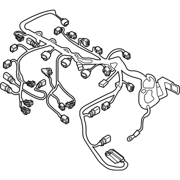 Genuine Mitsubishi 8541A815 Engine Harness