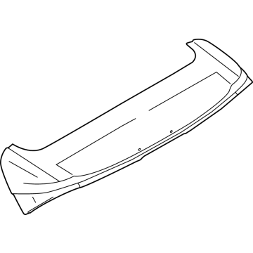 Genuine Mitsubishi 85910A003P Spoiler Red
