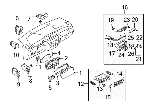 mitsubishi_8604A011 Genuine Mitsubishi 8604A011 Neutral Safety Switch