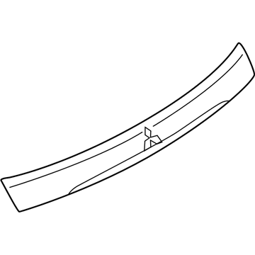 Genuine Mitsubishi 90810W013P Lift Gate Trim Octane Blue