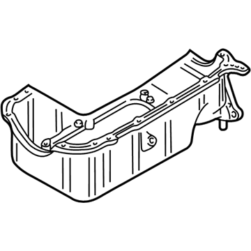Genuine Mitsubishi MD374966 Oil Pan