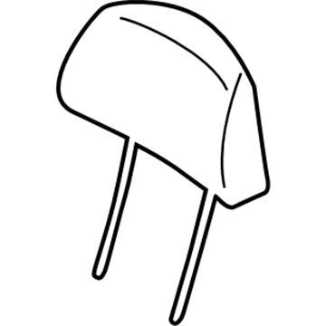 mitsubishi_MR648863 Genuine Mitsubishi MR648863 Headrest Black
